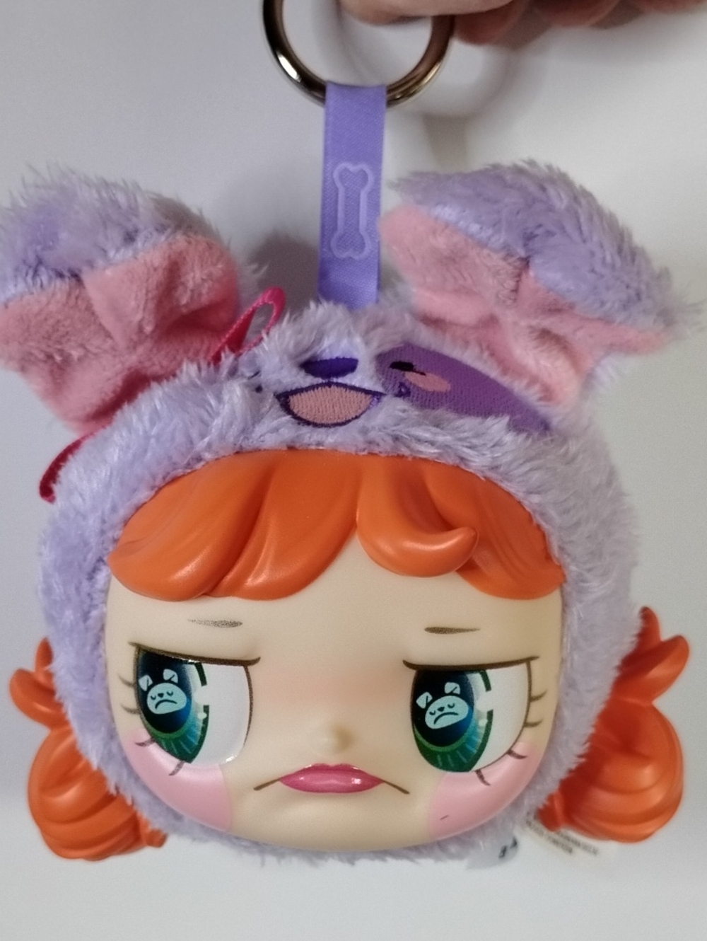 Happy Haul Sour Pouts Paw-ty Crashers Vinyl Plush Clip Purple Puppy Blind Box